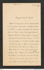 Nachlass Franz Steindachner, Brief von Eduard Graeffe an Franz Steindachner (23.03.1898), Inv.Nr. 173.19, Seite 1
